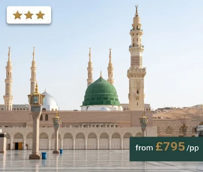 7 Nights 3 Star Umrah Package